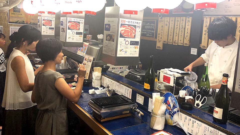 大阪・福島超受單身女子歡迎的立食烤肉